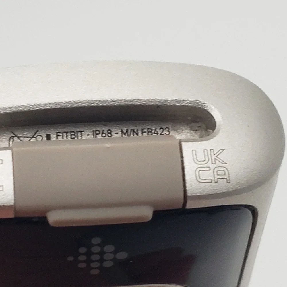 Fitbit Charge 5 Activity Tracker White Band Silver Case FB423 GPS Fitness Watch